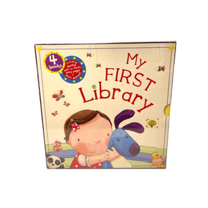 My First Library 4 Children's Books By Parragon Books NEW/SEALED Boxed Set HC